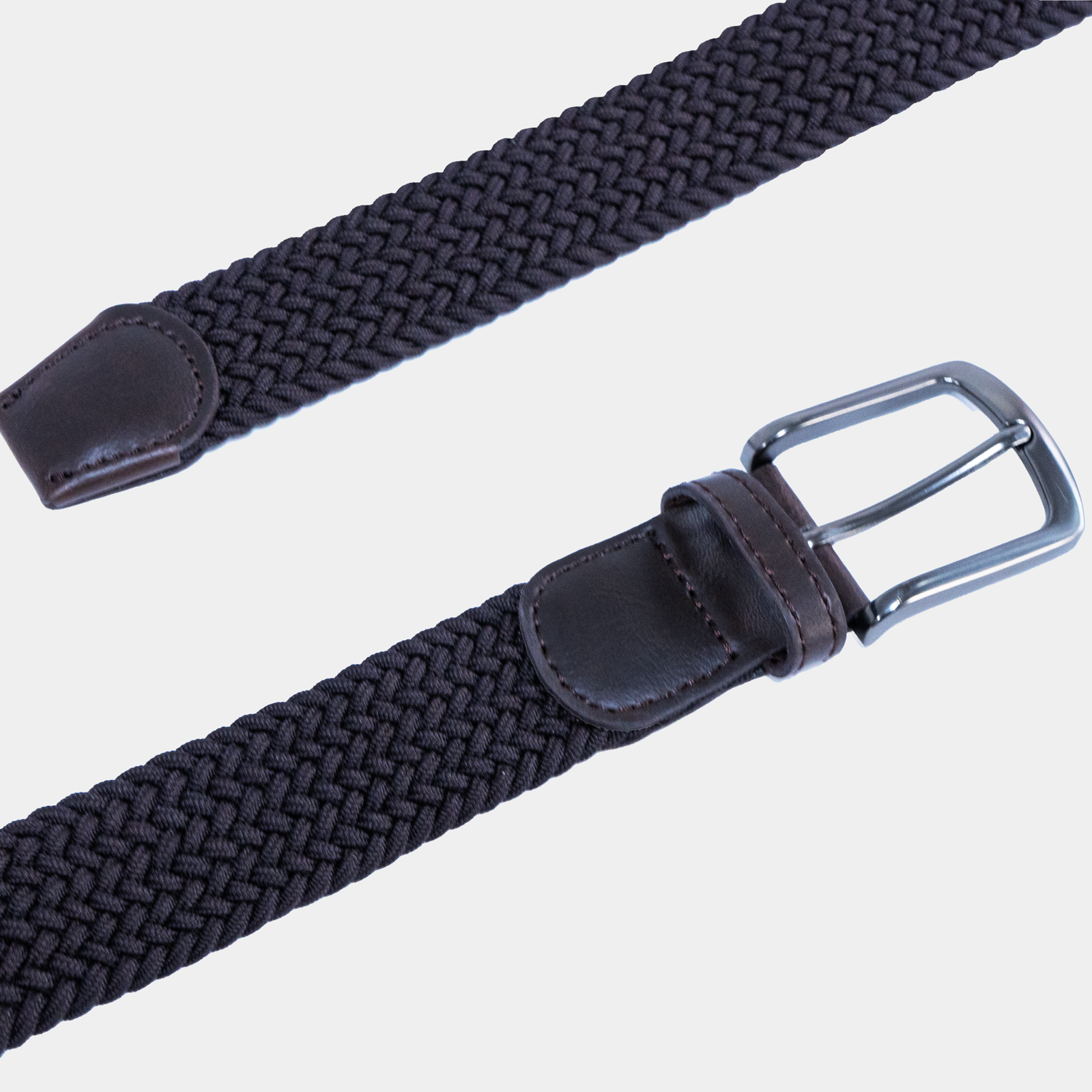 Correa nylon elastica Café