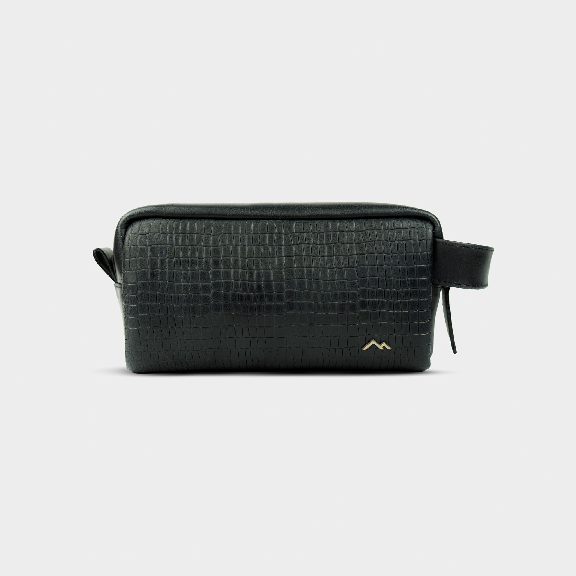 Neceser negro croco